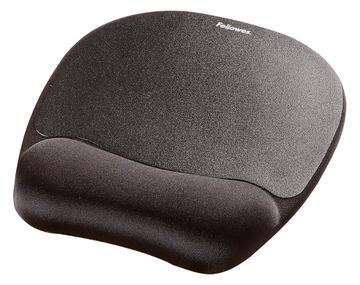 Fellowes Memory Foam - Mauspad mit Handgelenkpolsterkissen - Schwarz von LumaTech