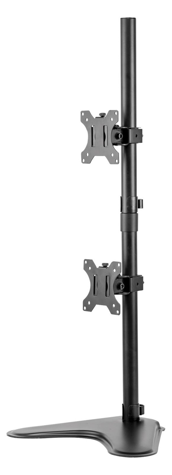 Fellowes Professional Series Free-standing Dual Stacking Monitor Arm - für 2 Monitore - Stahl - Schwarz - bis zu 32 Zoll