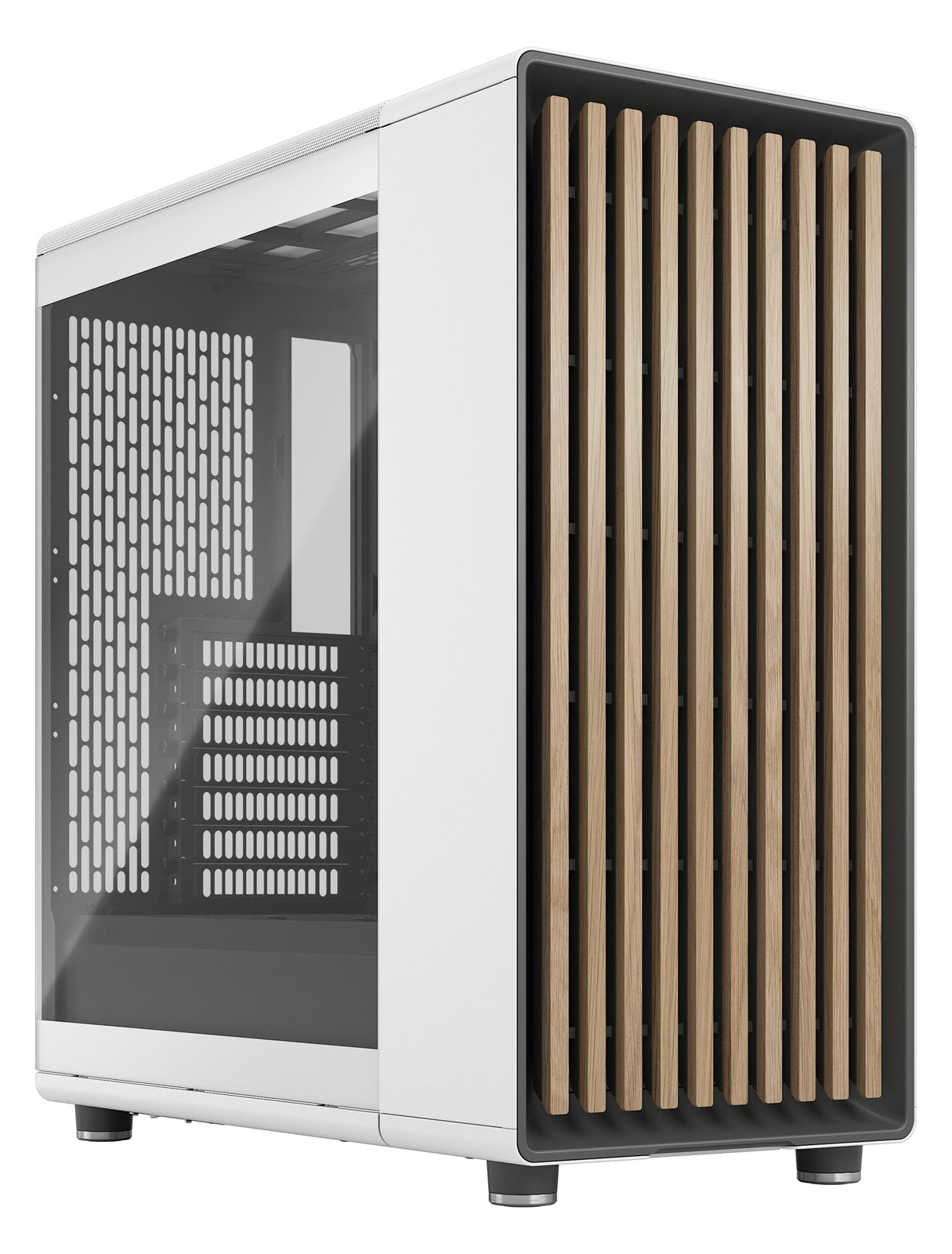 Fractal Design North - Mid tower - ATX - Seitenteil mit Fenster (gehärtetes Glas)
