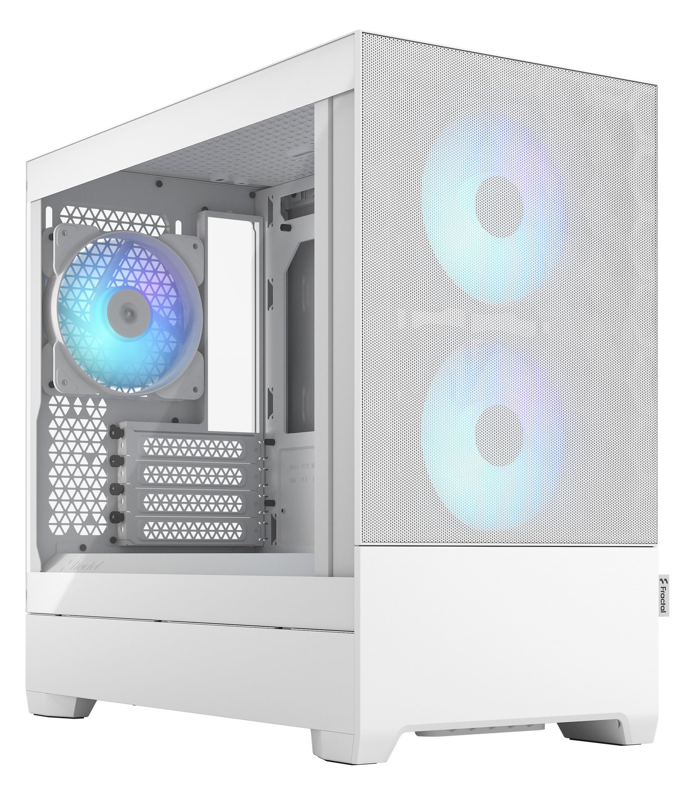 Fractal Design Pop Mini Air - Mini Tower - PC - Weiß - micro ATX - Mini-ITX - Stahl - Gehärtetes Glas - Multi