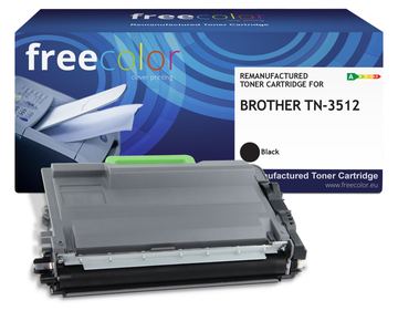 freecolor Toner Brother TN-3512 black remanufactured - Wiederaufbereitet - Kompatibel von LumaTech