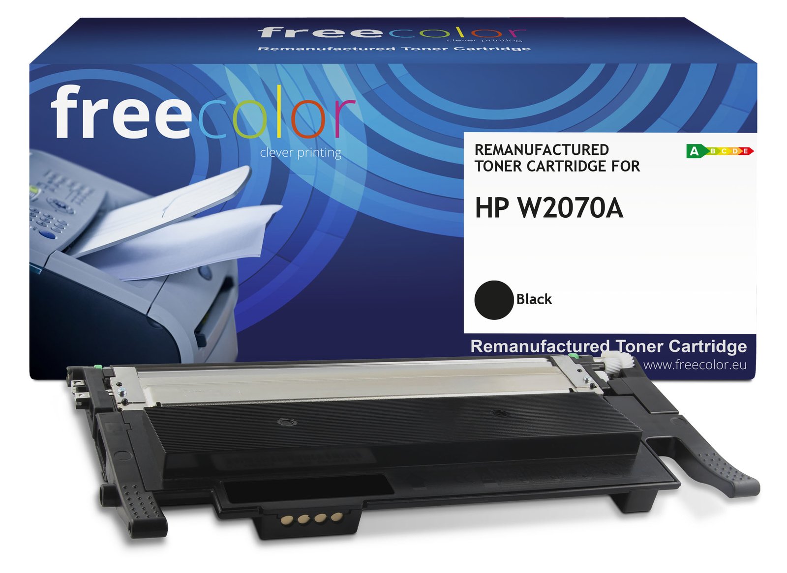 freecolor Toner HP W2070A black mit chip 1600p kompatibel - Kompatibel - Tonereinheit
