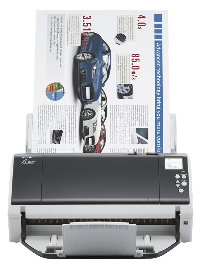 Fujitsu fi-7480 - Dokumentenscanner - Dual CCD - Duplex - 304.8 x 431.8 mm - 600 dpi x 600 dpi - bis zu 160 Seiten/Min.