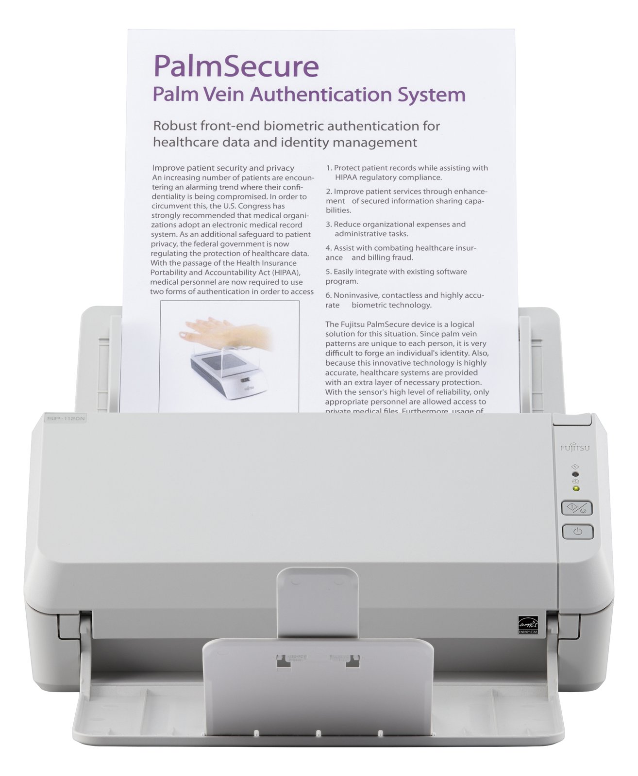 Fujitsu Ricoh SP-1120N - Dokumentenscanner - Dual CIS - Duplex - 216 x 355.6 mm - 600 dpi x 600 dpi