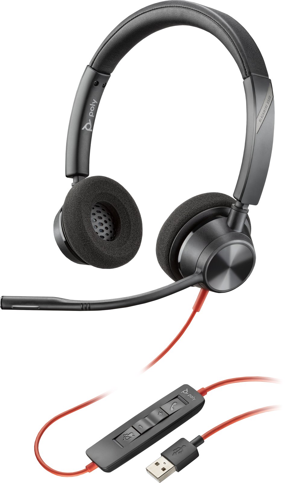 Poly Blackwire 3320 - Blackwire 3300 series - Headset