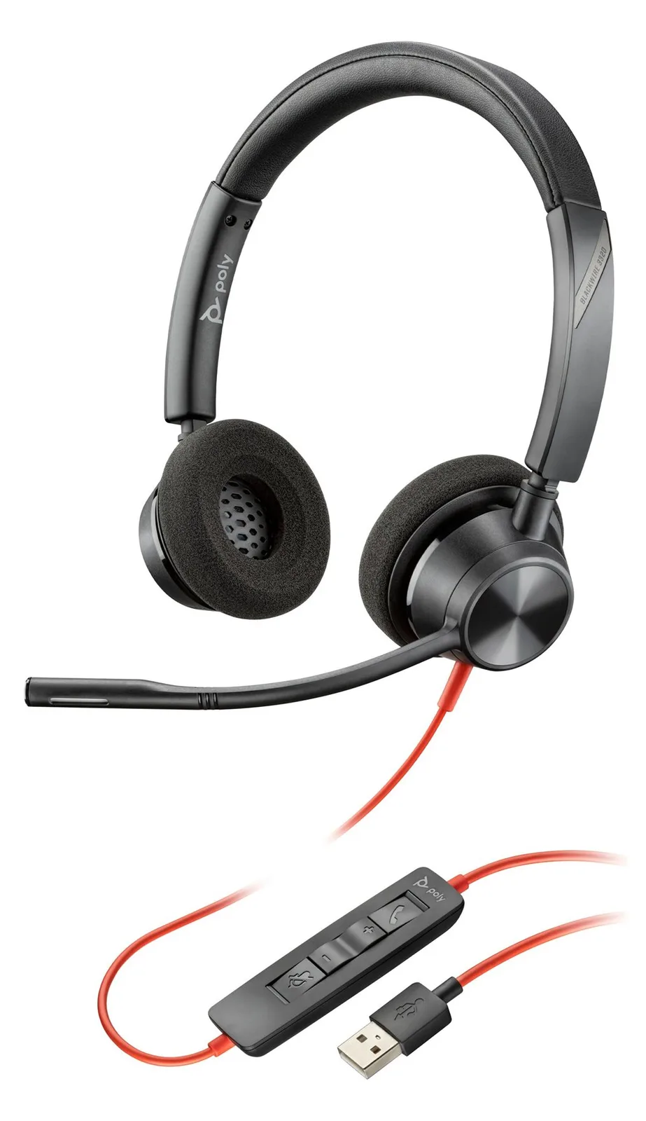 Poly Blackwire 3320 - Blackwire 3300 series - Headset, Ansicht 3