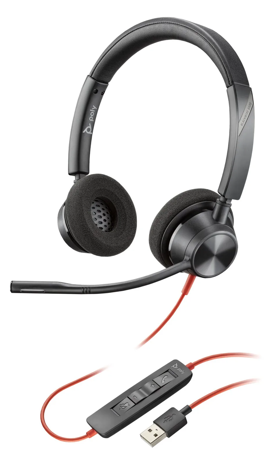 Poly Blackwire 3320 - Blackwire 3300 series - Headset, Ansicht 4