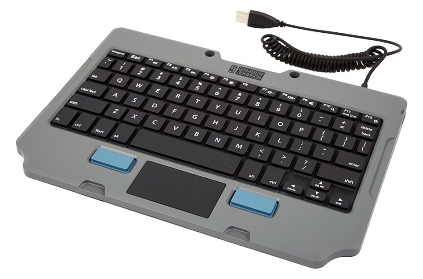 Gamber-Johnson Rugged Lite - Tastatur - mit Touchpad - TL: US, QWERTY