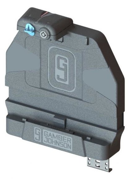 Gamber-Johnson Zebra ET4X 10Ä SLIM Dual USB Docking Station 2.5mm DC Power Jack
