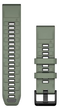 Garmin QuickFit-Armband Silikon Weidengruen/Graphit von LumaTech