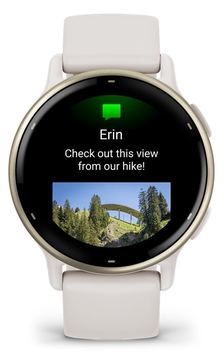 Garmin vívoactive 5 - Ivory - intelligente Uhr mit Band - Silikon - Handgelenkgröße: 125-190 mm - Anzeige 3.04 cm (1.2) von LumaTech