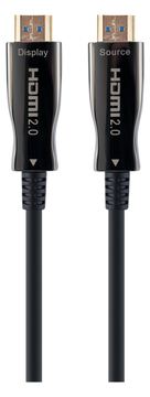 Gembird Cablexpert - HDMI-Kabel mit Ethernet - HDMI männlich zu HDMI männlich - 20 m - Active Optical Cable (AOC) von LumaTech