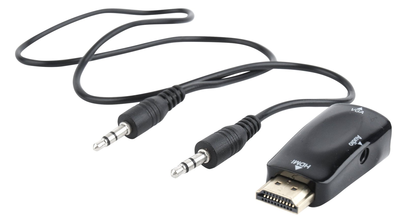 Gembird Cablexpert - Videokonverter - HDMI - VGA - Schwarz