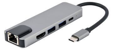 Gembird Cablexpert A-CM-COMBO5-04 - Dockingstation - USB-C 3.1 von LumaTech