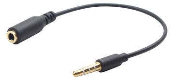 Gembird CCA-419 - Audio-Adapter - 4-poliger Mini-Stecker weiblich zu 4-poliger Mini-Stecker männlich von LumaTech