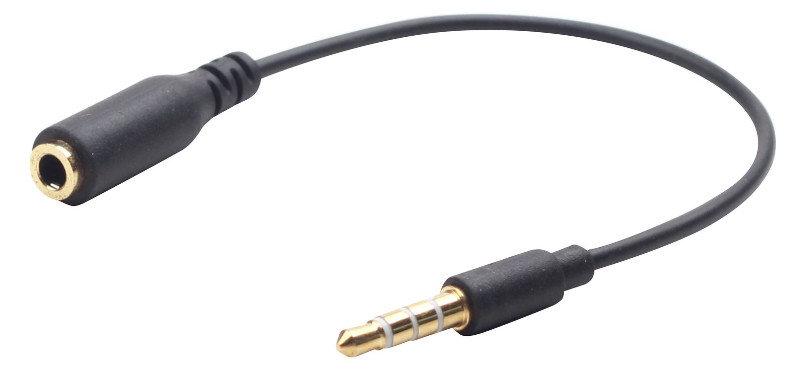 Gembird CCA-419 - Audio-Adapter - 4-poliger Mini-Stecker weiblich zu 4-poliger Mini-Stecker männlich