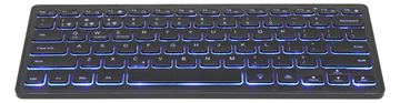 Gembird KB-BTRGB-01-DE - Tastatur - Hintergrundbeleuchtung - TL: Deutsch, QWERTZ von LumaTech