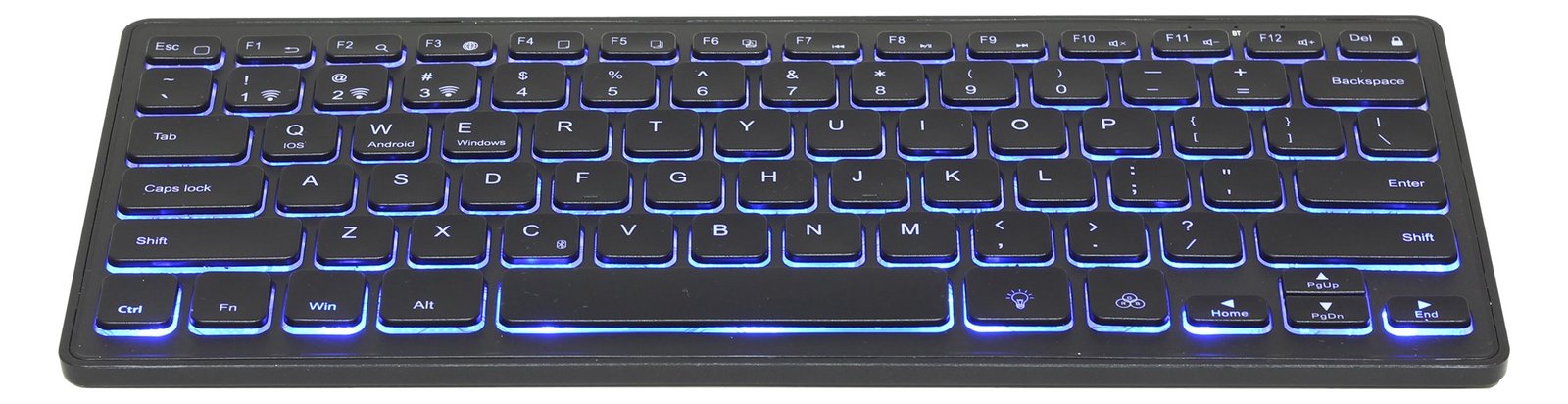 Gembird KB-BTRGB-01-DE - Tastatur - Hintergrundbeleuchtung - TL: Deutsch, QWERTZ