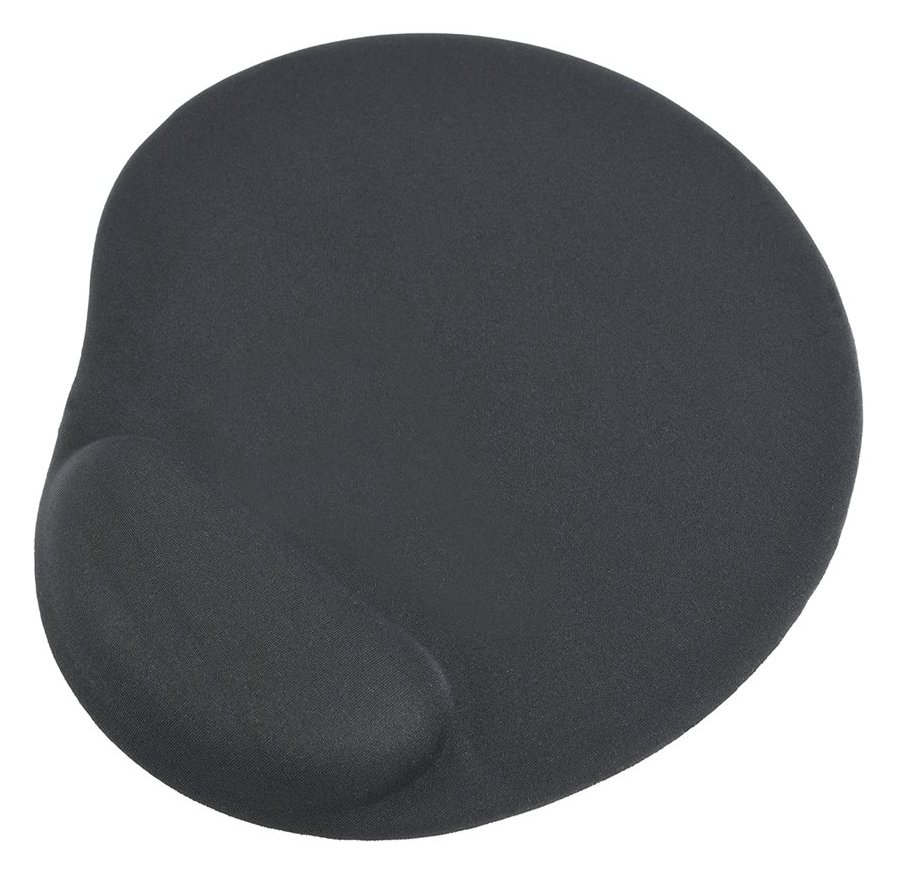 Gembird MP-GEL-BLACK - Mauspad mit Handgelenkpolsterkissen