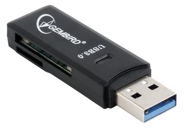 Gembird UHB-CR3-01 - Speicherstick (MS) - MicroSDXC - MiniSDHC - SD - SDHC - SDXC - Schwarz - USB - 17 mm - 60 mm von LumaTech