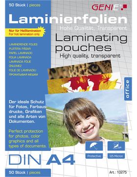 Genie 10275 - Transparent - A4 - 216 mm - 303 mm - 14 mm - 90 g von LumaTech