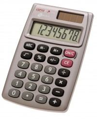 Genie 510 - Tasche - Einfacher Taschenrechner - 8 Ziffern - Grau von LumaTech