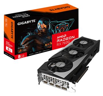 Gigabyte AMD Radeon RX 7600 Gaming OC 8GB GDDR6 Grafikkarte HDMI/DP von LumaTech