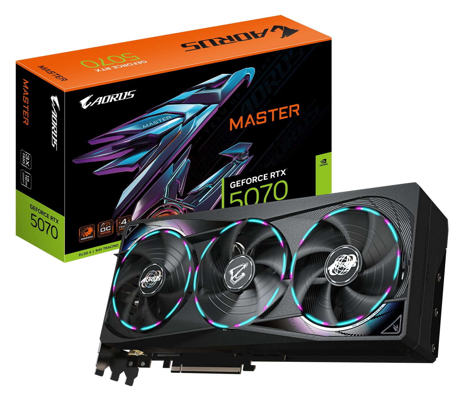 Gigabyte AORUS GeForce RTX 5070 MASTER 12G - Grafikkarten