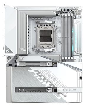 Gigabyte AORUS X870 STEALTH ICE - Motherboard - ATX - Socket AM5 - AMD X870 Chipsatz - USB-C 3.2 Gen 2x2… von LumaTech