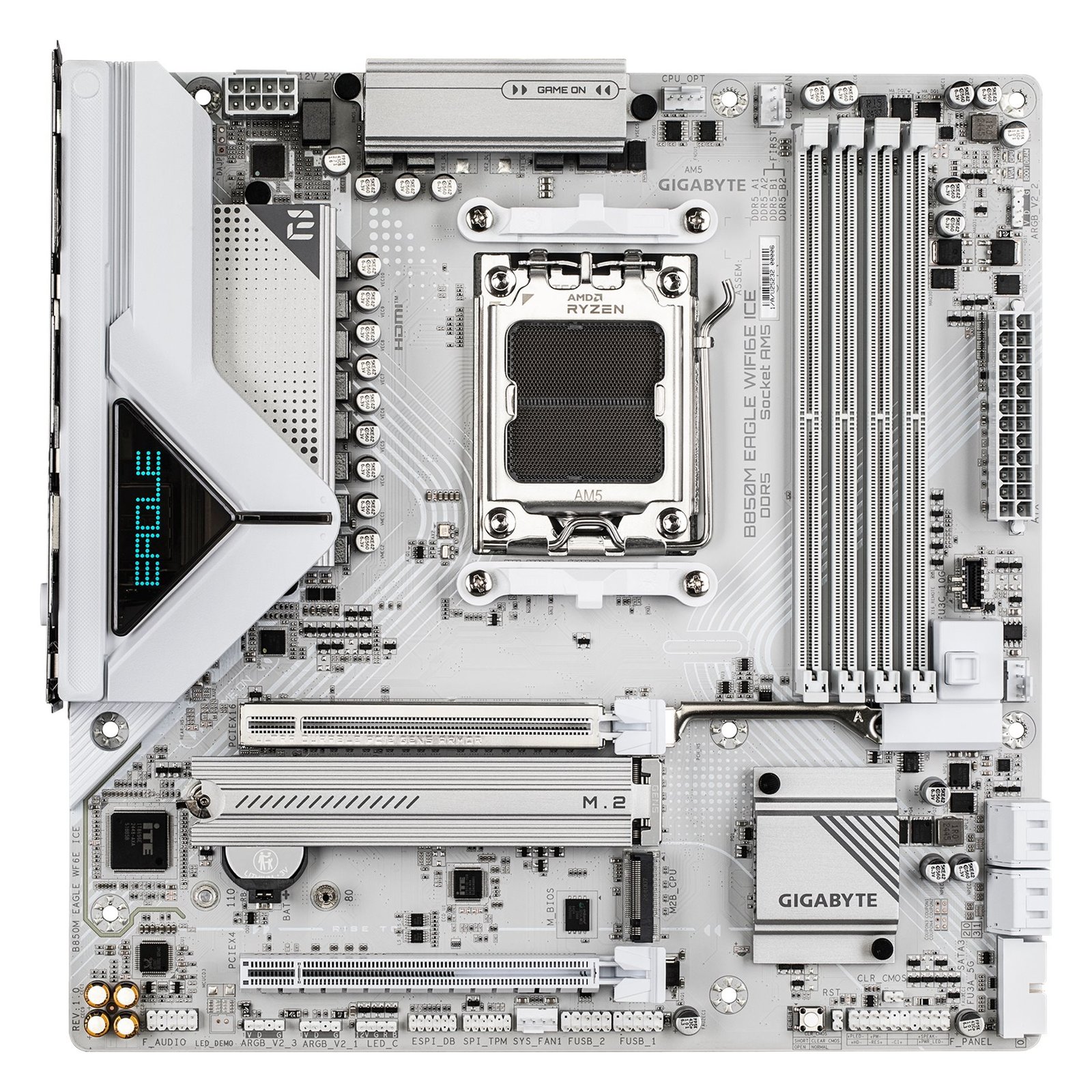 Gigabyte B850M EAGLE WIFI6E ICE - Motherboard - micro ATX - Socket AM5 - AMD B850 Chipsatz - USB-C 3.2 Gen2…