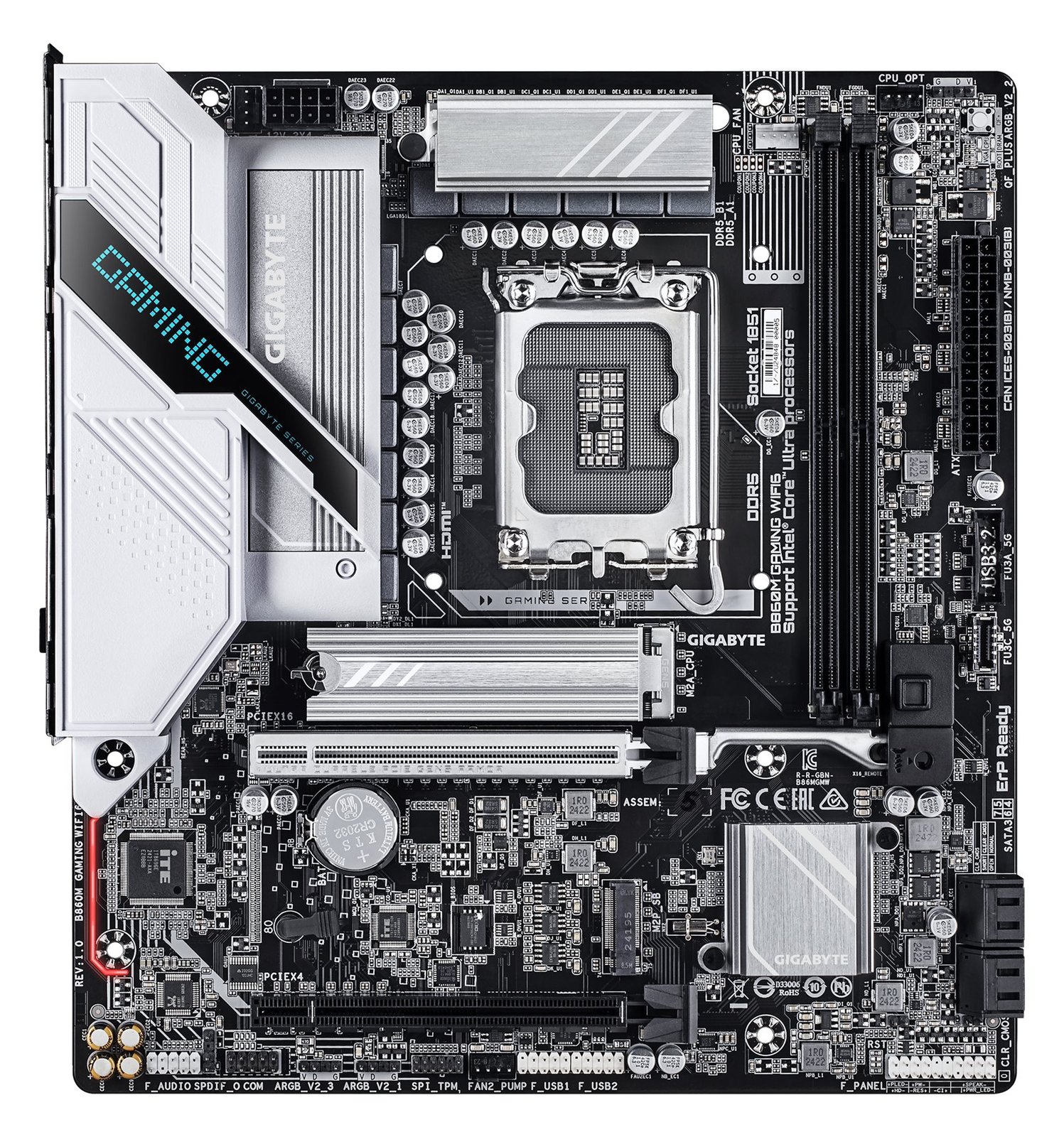 Gigabyte B860M Gaming WIFI6 B860 S1851 mATX DDR5 - Mainboard - Intel Sockel 1851 (Core Ultra 100&200)