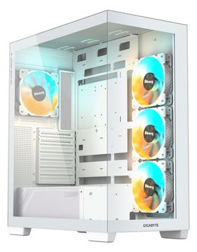 Gigabyte C500 PANORAMIC STEALTH ICE - Mid tower - ATX - Seitenteil mit Fenster (gehärtetes Glas) von LumaTech