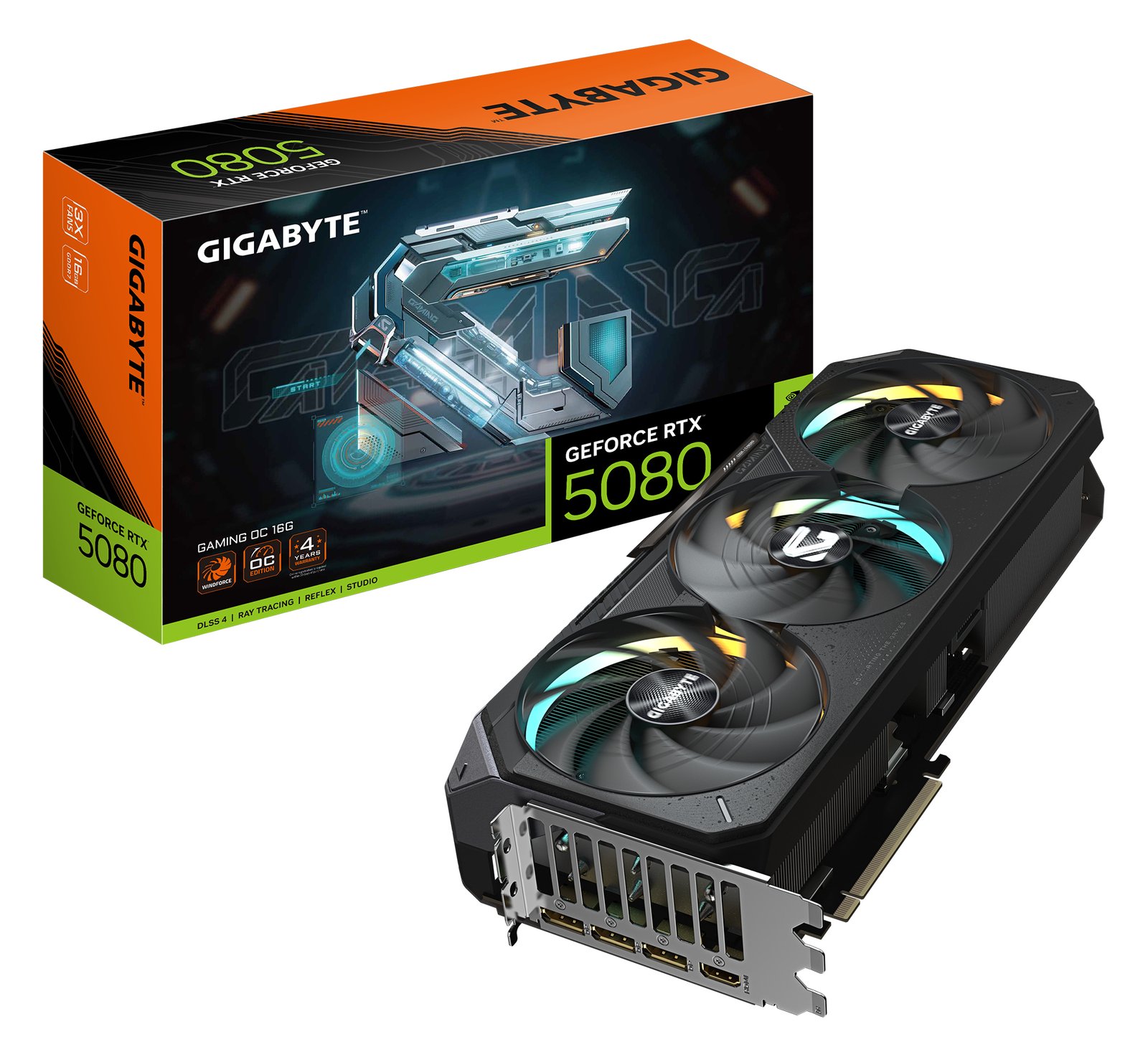 Gigabyte GeForce RTX 5080 GAMING OC 16G - Grafikkarten