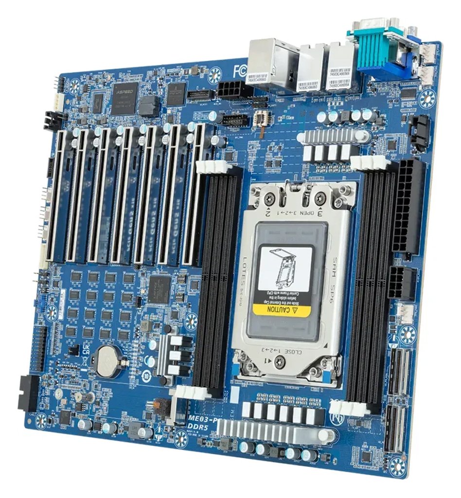 Gigabyte Mainboard ME03-PE0 AMD EPYC ATX Sockel SP6 Bulk - Mainboard - ATX