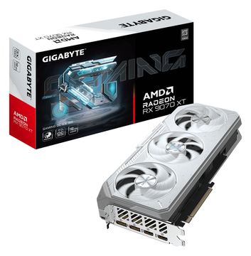 Gigabyte Radeon RX 9070 XT GAMING OC ICE 16G Grafikkarte - 16GB GDDR6, 256bit, P... von LumaTech