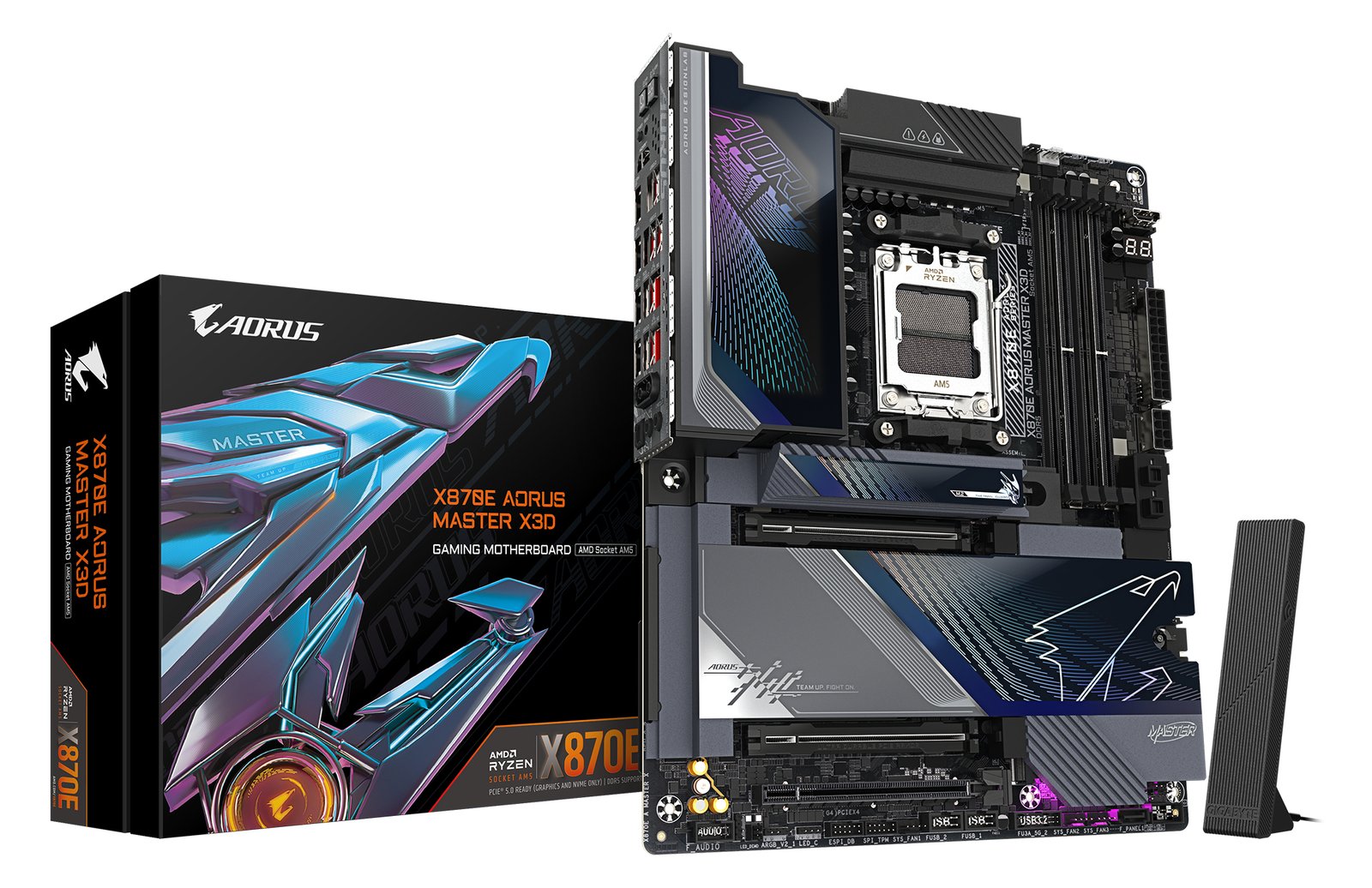 Gigabyte X870E AORUS MASTER X3D X870 AM5 ATX DDR5 - Mainboard - AMD Sockel AM5 (Ryzen Zen4)