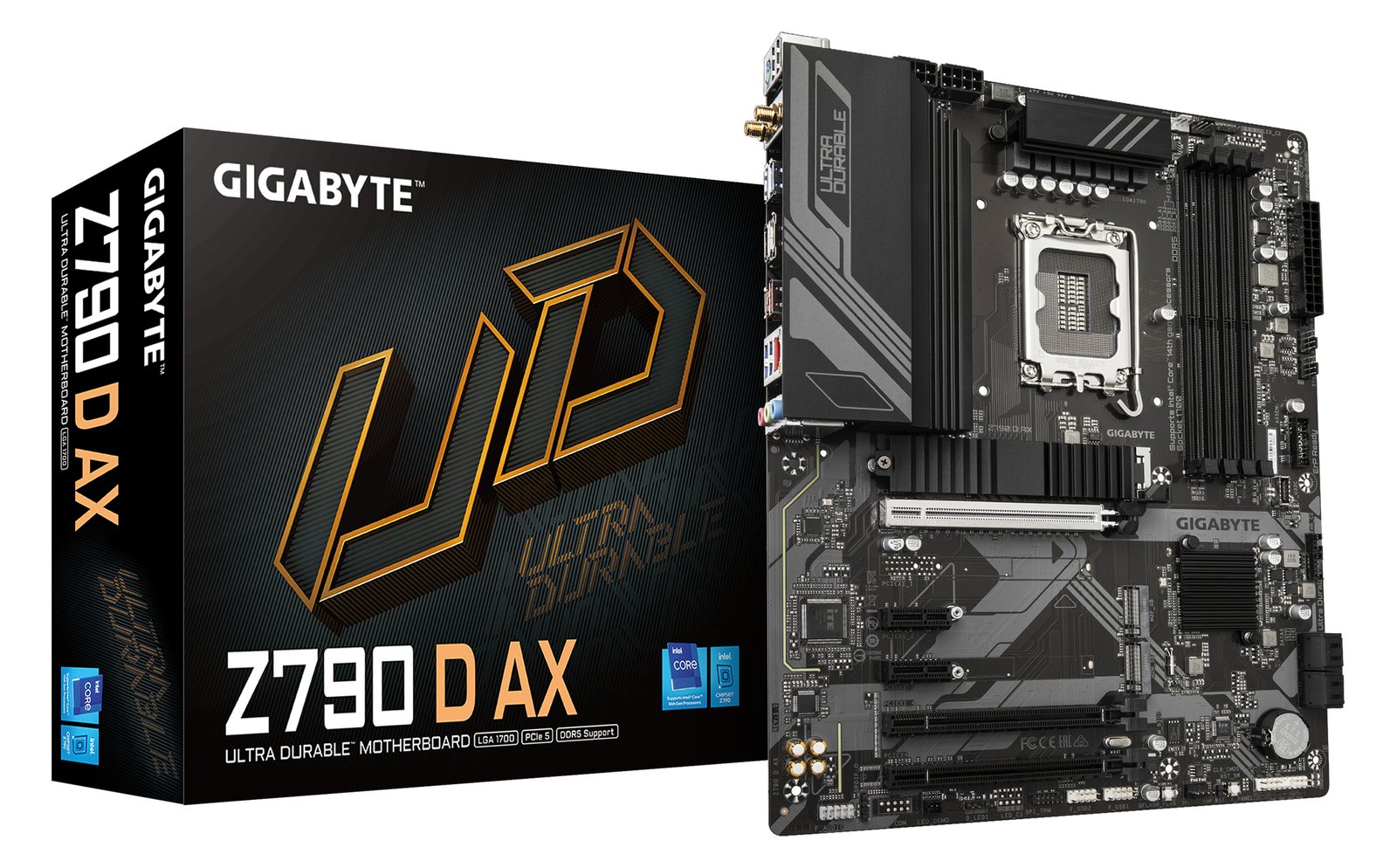 Gigabyte Z790 D AX - 1.0 - Motherboard - ATX - LGA1700-Sockel - Z790 Chipsatz - USB 3.2 Gen 1, USB 3.2 Gen 2