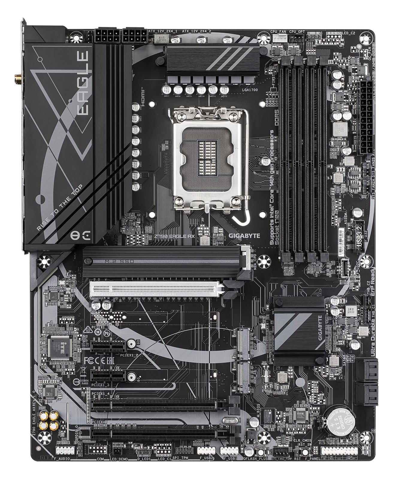 Gigabyte Z790 EAGLE AX - 1.0 - Motherboard - ATX - LGA1700-Sockel - Z790 Chipsatz - USB 3.2 Gen 1, USB 3.2 Gen 2