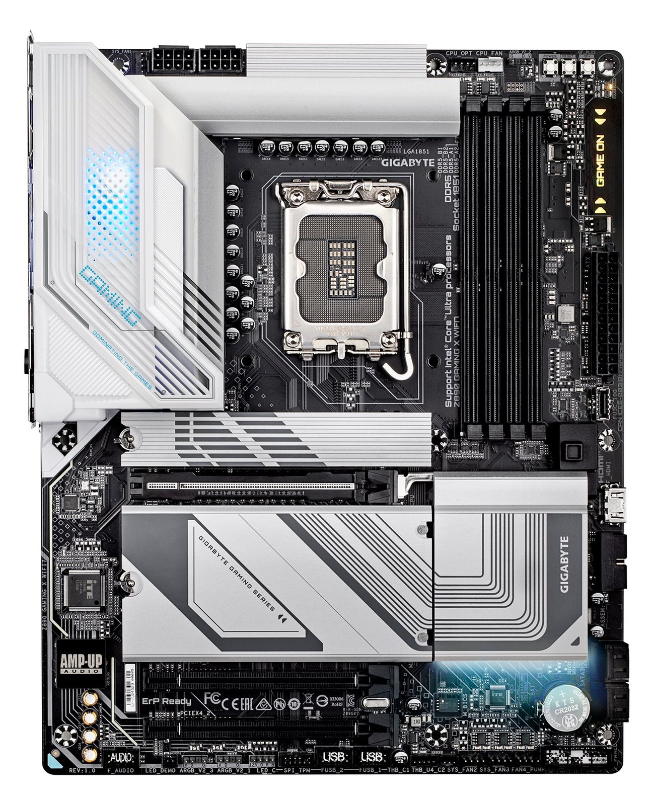 Gigabyte Z890 GAMING X WIFI7 - Motherboard - ATX - LGA1851-Sockel - Z890 Chipsatz - USB4, USB-C 3.2 Gen2, USB 3.2 Gen 2