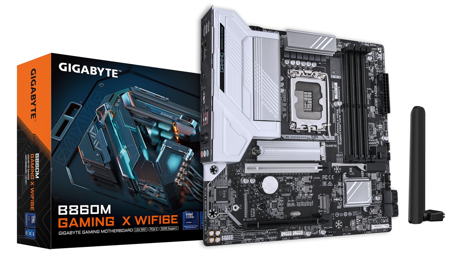 Gigabyte B860M GAMING X WIFI6E - Motherboard - micro ATX - LGA1851-Sockel - AMD B850 Chipsatz