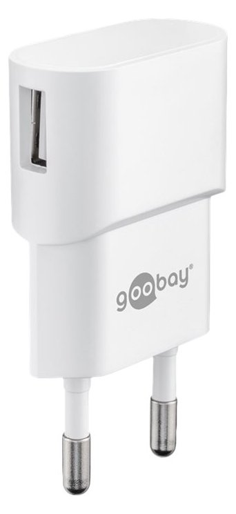 Goobay - Netzteil - 5 Watt - 1 A (USB) - weiß