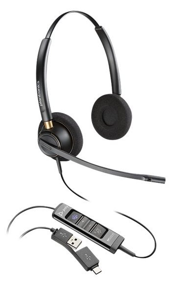 Poly EncorePro 525-M - Headset - On-Ear - kabelgebunden