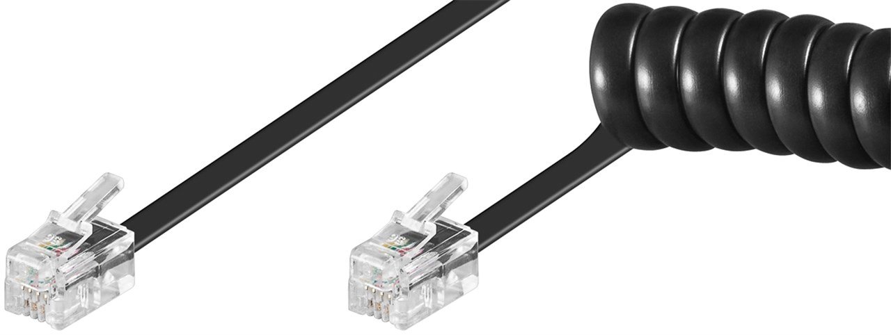 Goobay - Telefonkabel - RJ-10 (M) bis RJ-10 (M)