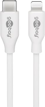 Goobay 39444 - 0,5 m - Lightning - USB C - Männlich - Männlich - Weiß von LumaTech