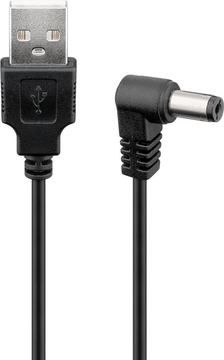 Goobay 55157 - 0,5 m - USB A - IEC Type A (5.5 mm - 2.1 mm) von LumaTech
