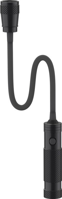 Goobay 58390 - Magnetische Befestigung Taschenlampe - Schwarz - Aluminium - Kunststoff - IPX4 - -10 - 50 °C - LED