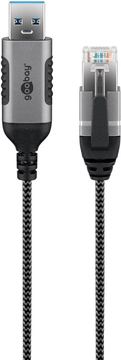 Goobay 74400 - Netzwerkadapter Kabel USB 3.0 Typ A Gigabit Ethernet 15 m - Kabel - Digital/Daten von LumaTech