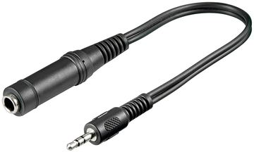 Goobay AVK 323-0020 - Audio-Adapter - mini-phone stereo 3.5 mm männlich zu Stereo-Stecker weiblich von LumaTech