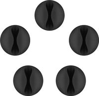 Goobay Kabelmanagement 1-Slot - schwarz - Kabelhalter - Universal - Schwarz von LumaTech