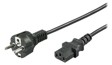Goobay NK 106 S - Stromkabel - power IEC 60320 C13 zu CEE 7/7 (M) von LumaTech